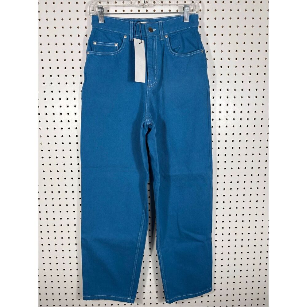 Kotn woman’s blue wide leg straight denim jeans size 26/28